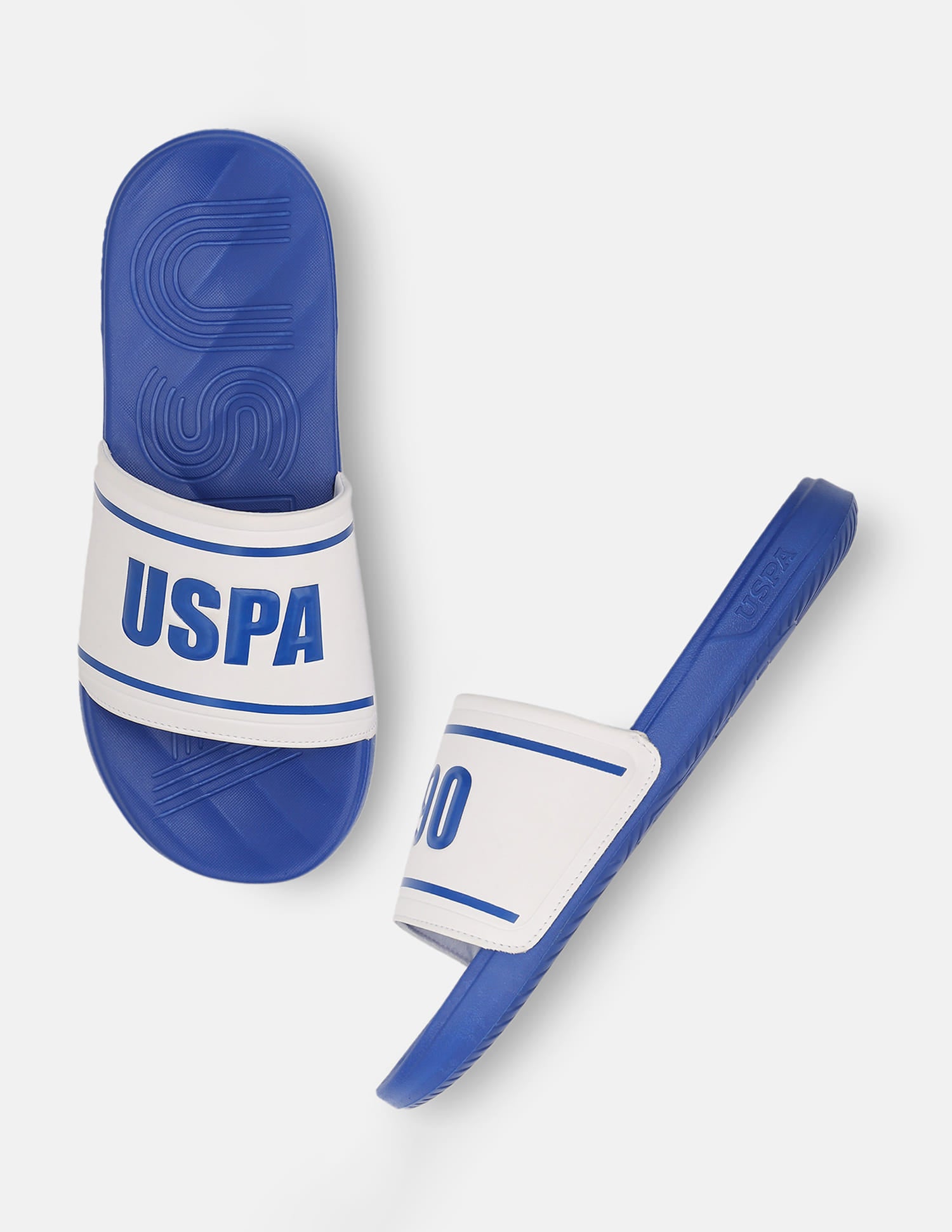 Men Eva Deja Slippers Blue - U.S. Polo Assn. India | Large