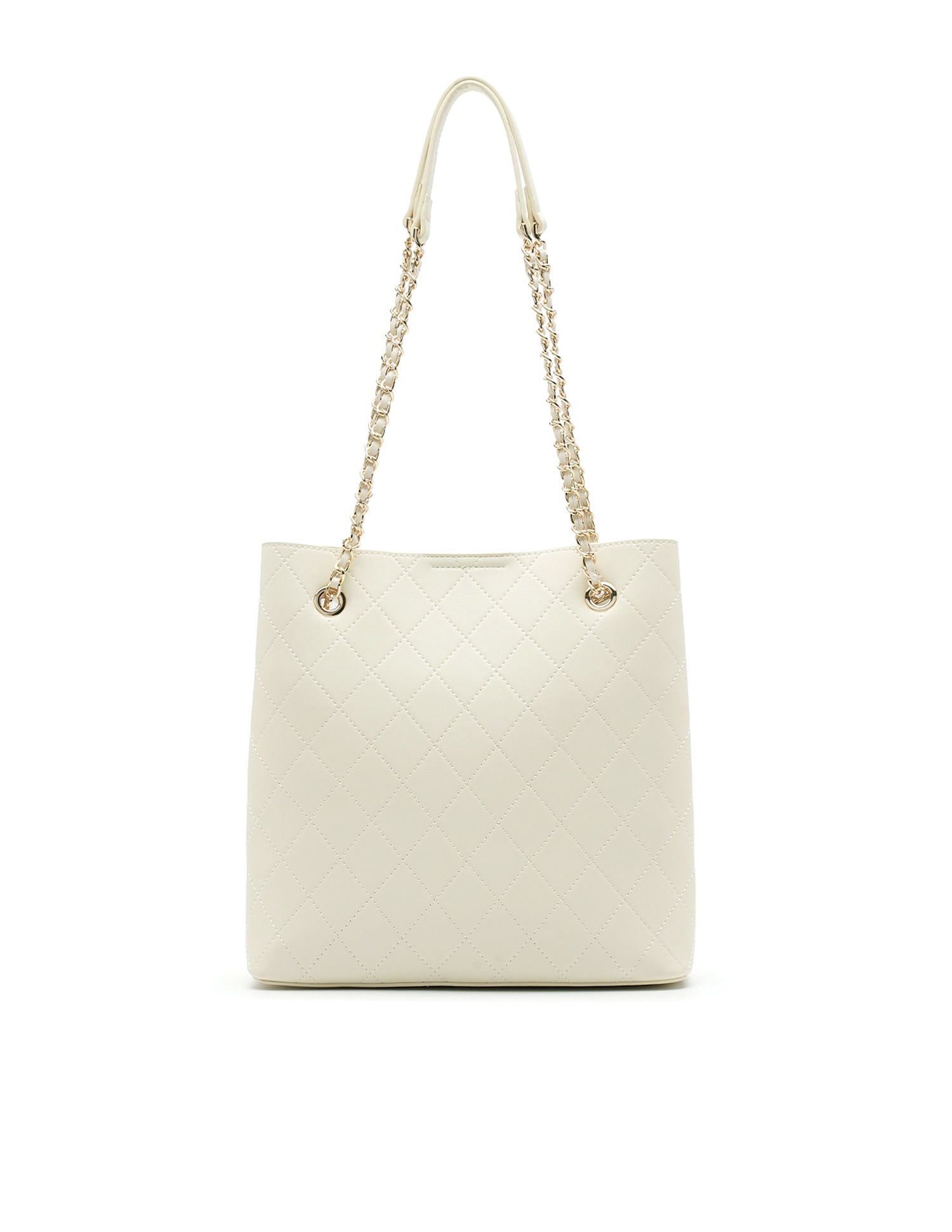 Jess Textured Tote With Sling Bag Off White - U.S. POLO ASSN. | Large