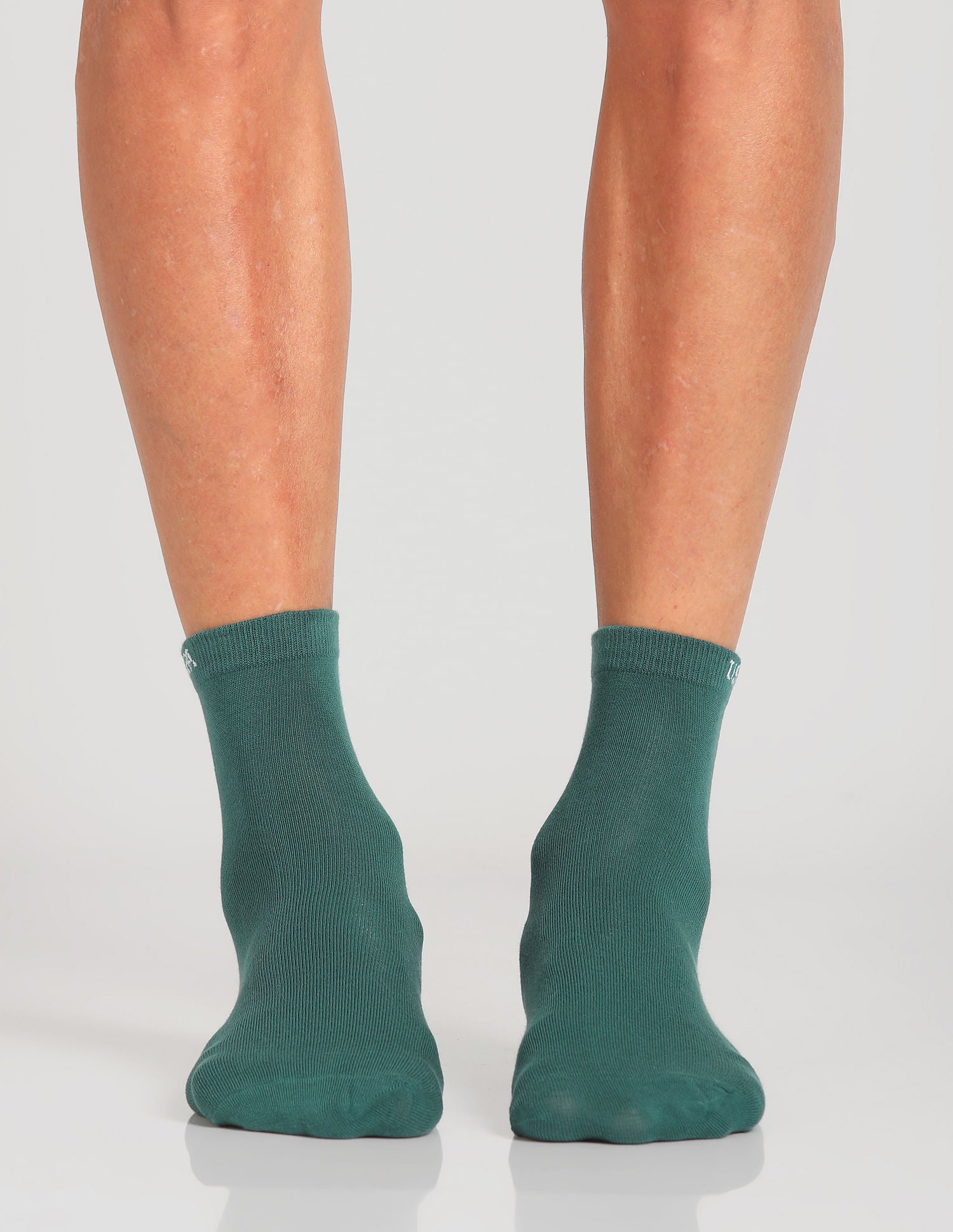 Aloe Finish Ankle Length ES002 Socks - Pack Of 3 Fig, Bistro Green and Mineral Yellow - U.S. POLO ASSN. | Large