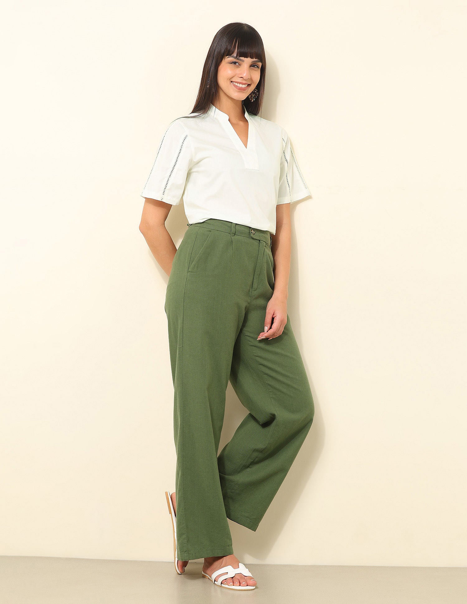 Regular Fit Solid Top Off White - U.S. POLO ASSN. | Large