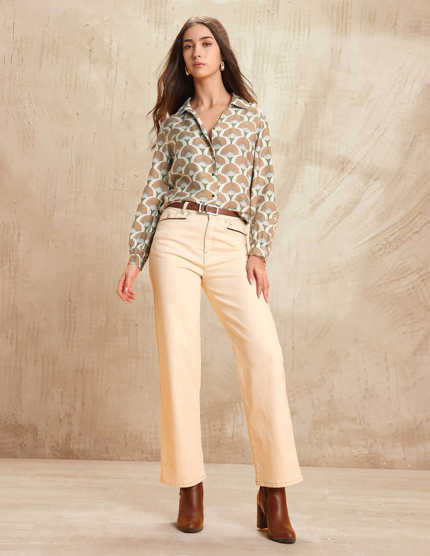 Regular Fit Floral Printed Shirt Multi-colour - U.S. POLO ASSN. | Large