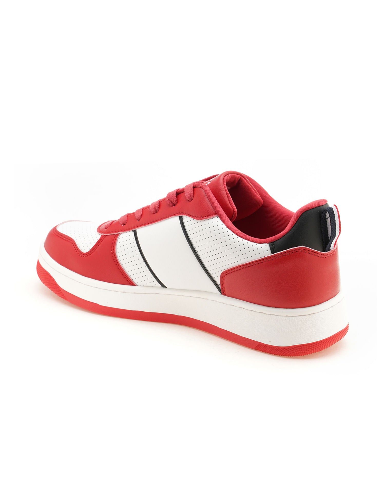 Men Reggie Red Retro Court Sneakers Red - U.S. POLO ASSN. | Large