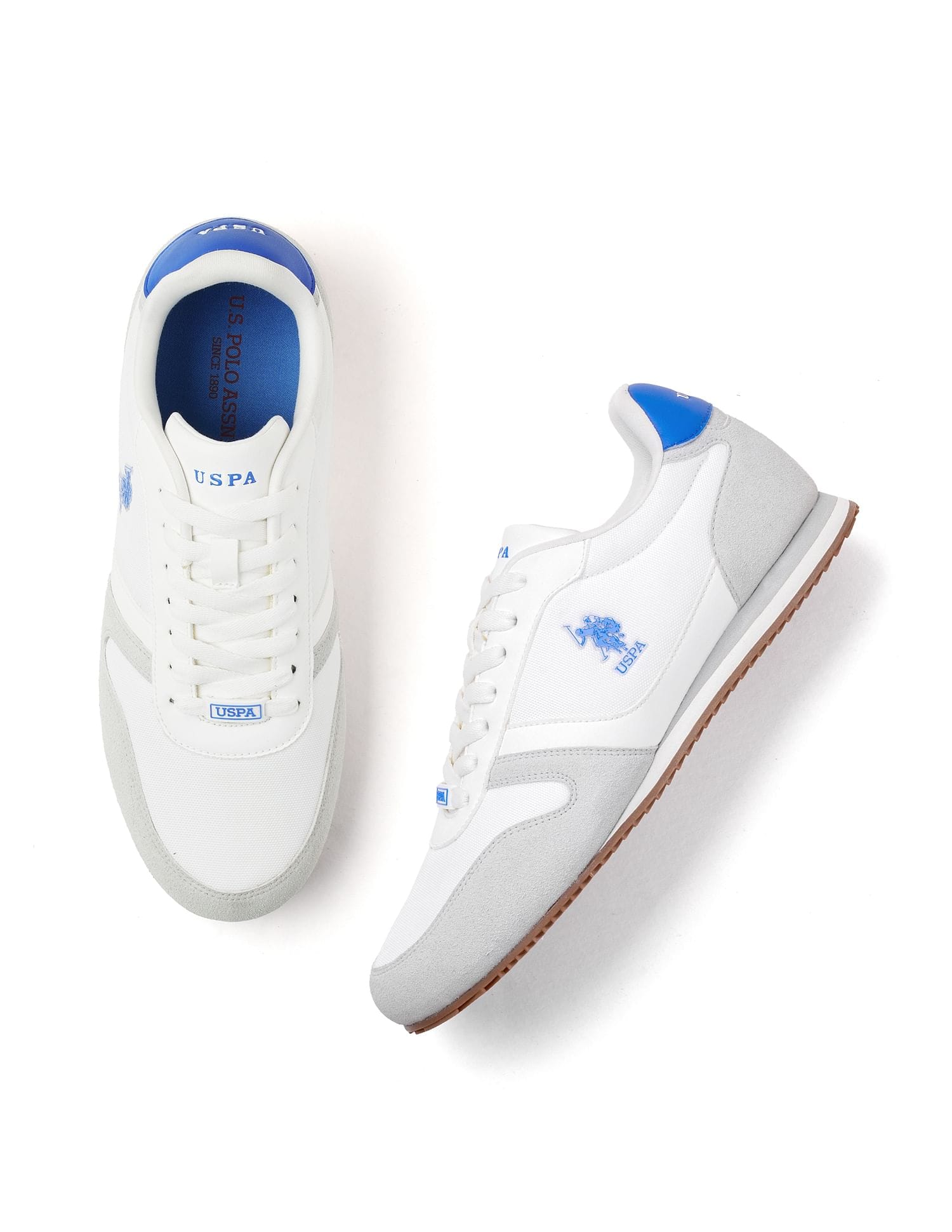 Clemt 3.0 Colourblocked Sneakers Off White - U.S. Polo Assn. India | Large