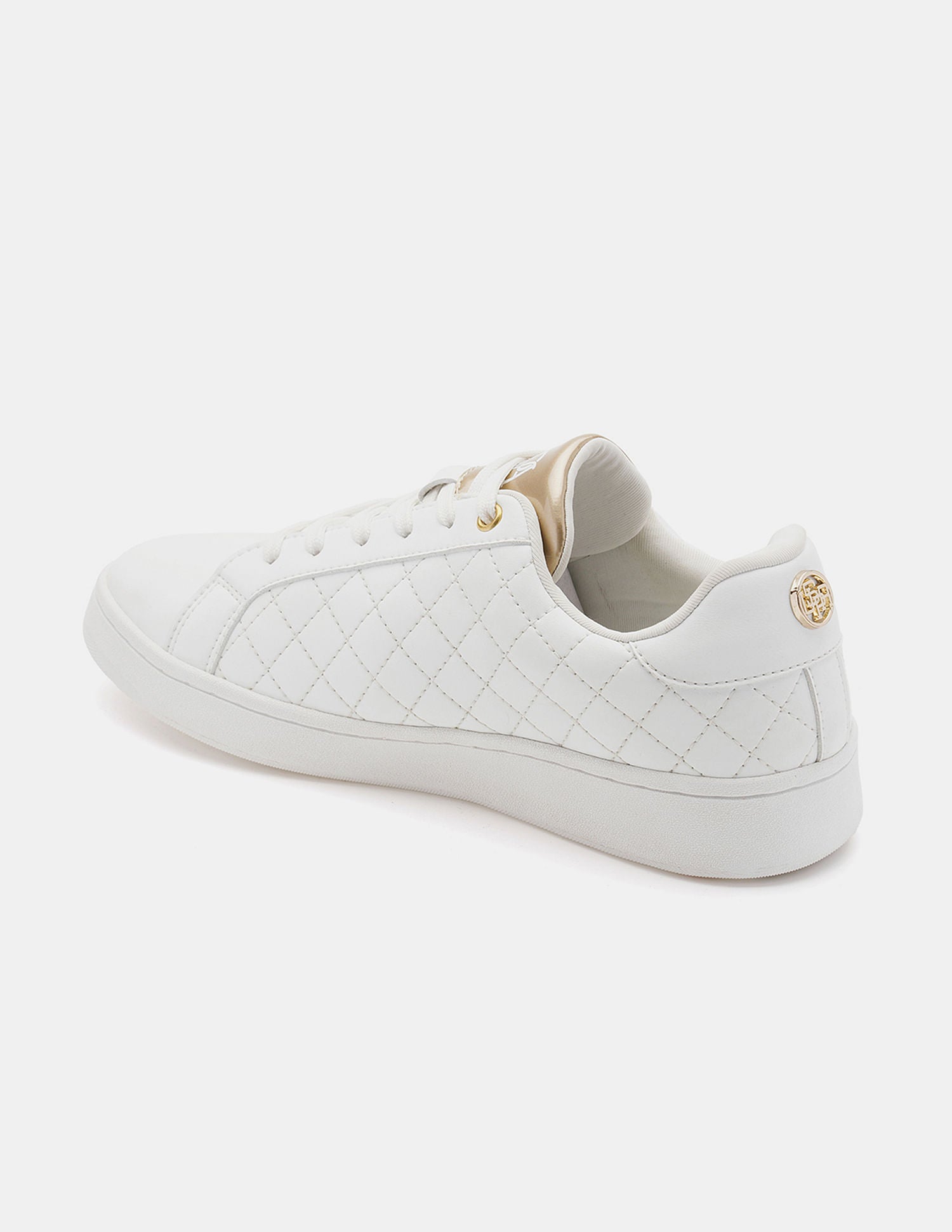 Women Simone 3.0 Textured Sneakers Off White - U.S. POLO ASSN. | Large
