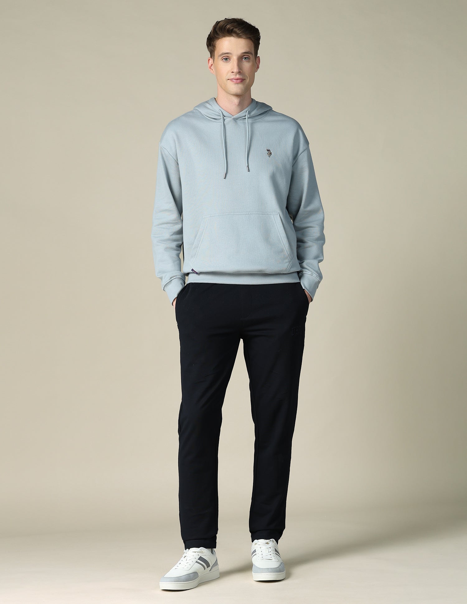 Mid Rise Regular Fit Track Pants Navy - U.S. POLO ASSN. | Large