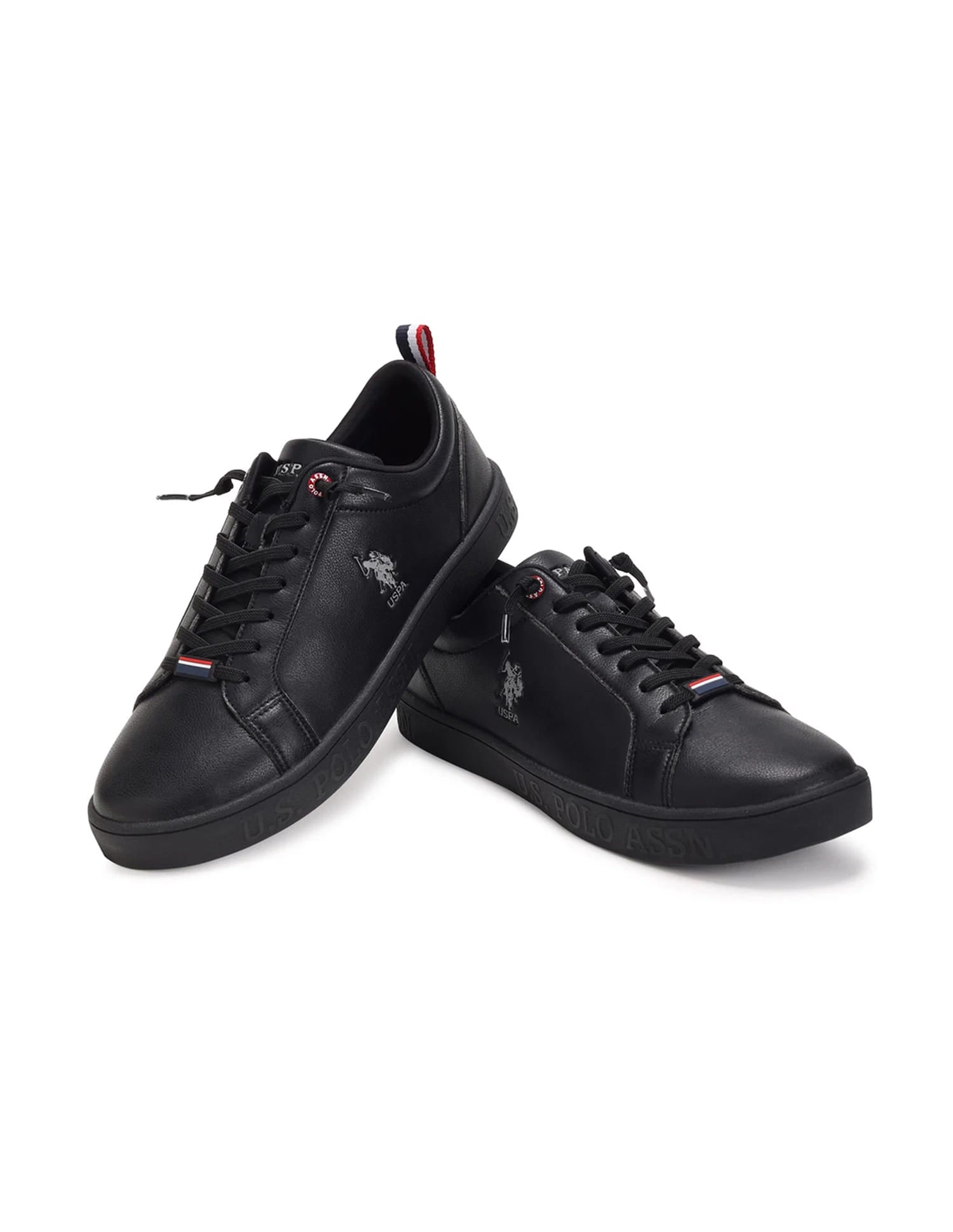 Men Dorit 2.0 Black All Day Sneakers Black - U.S. Polo Assn. India | Large