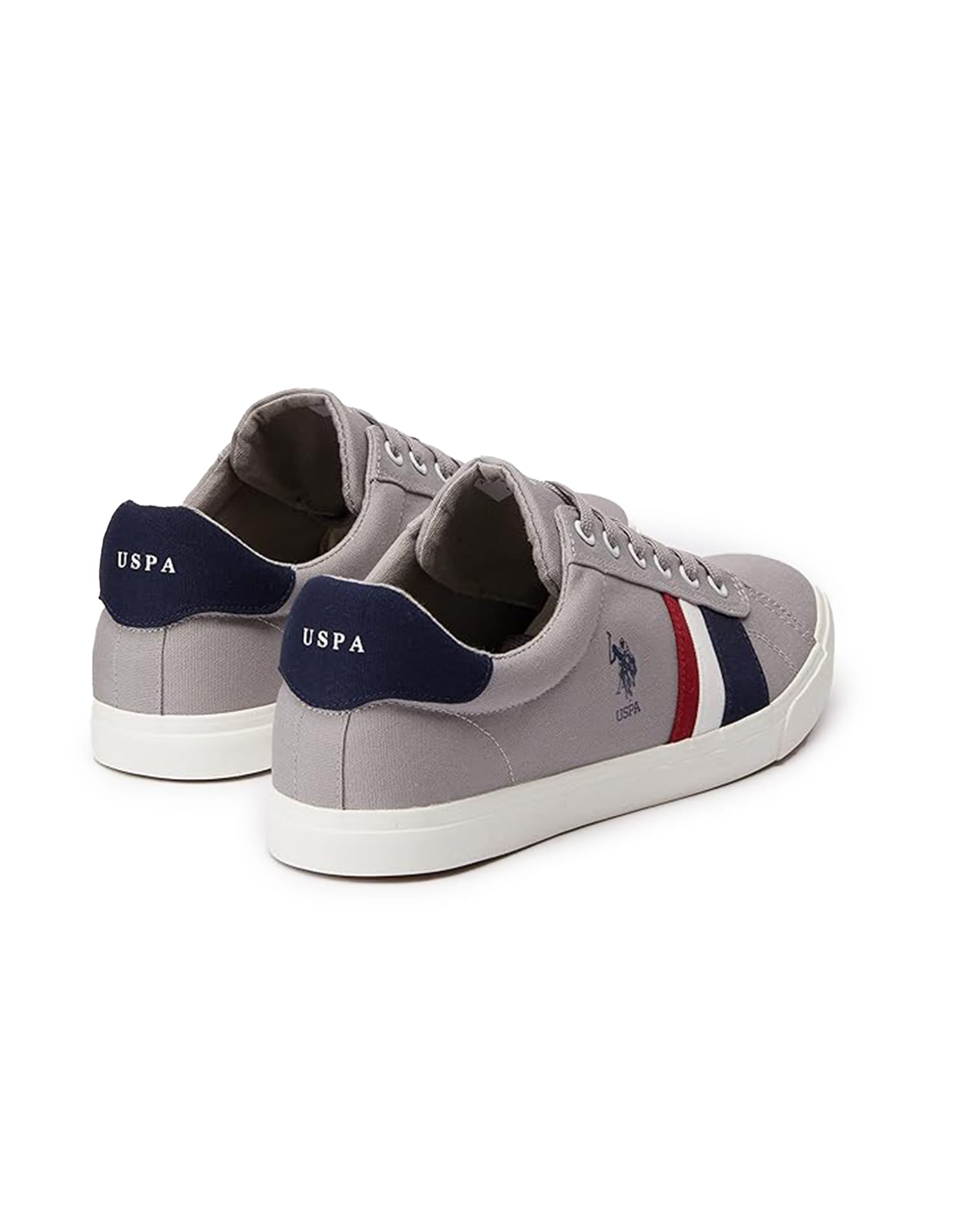 Men Colour Block Abor Sneakers Grey - U.S. Polo Assn. India | Large