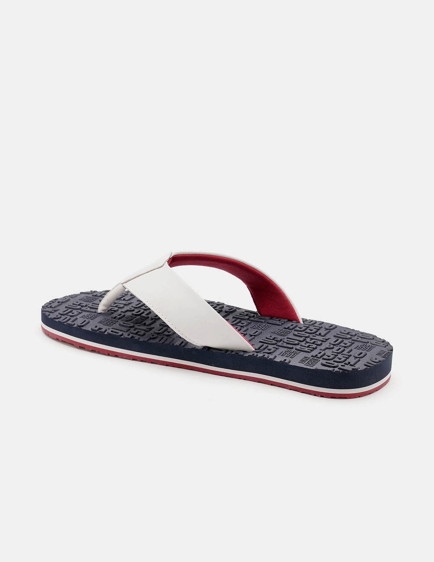 Men Rodri Brand Printed Flip Flops Navy - U.S. POLO ASSN. | Large