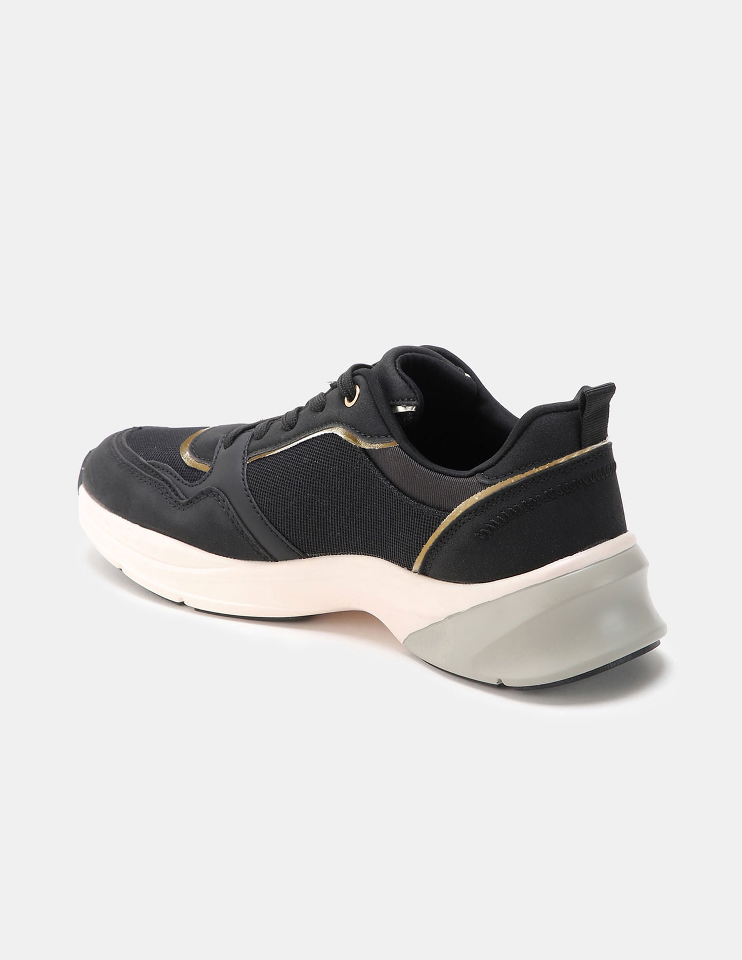 Women Lace Up Ginevra Sneakers Black - U.S. POLO ASSN. | Large