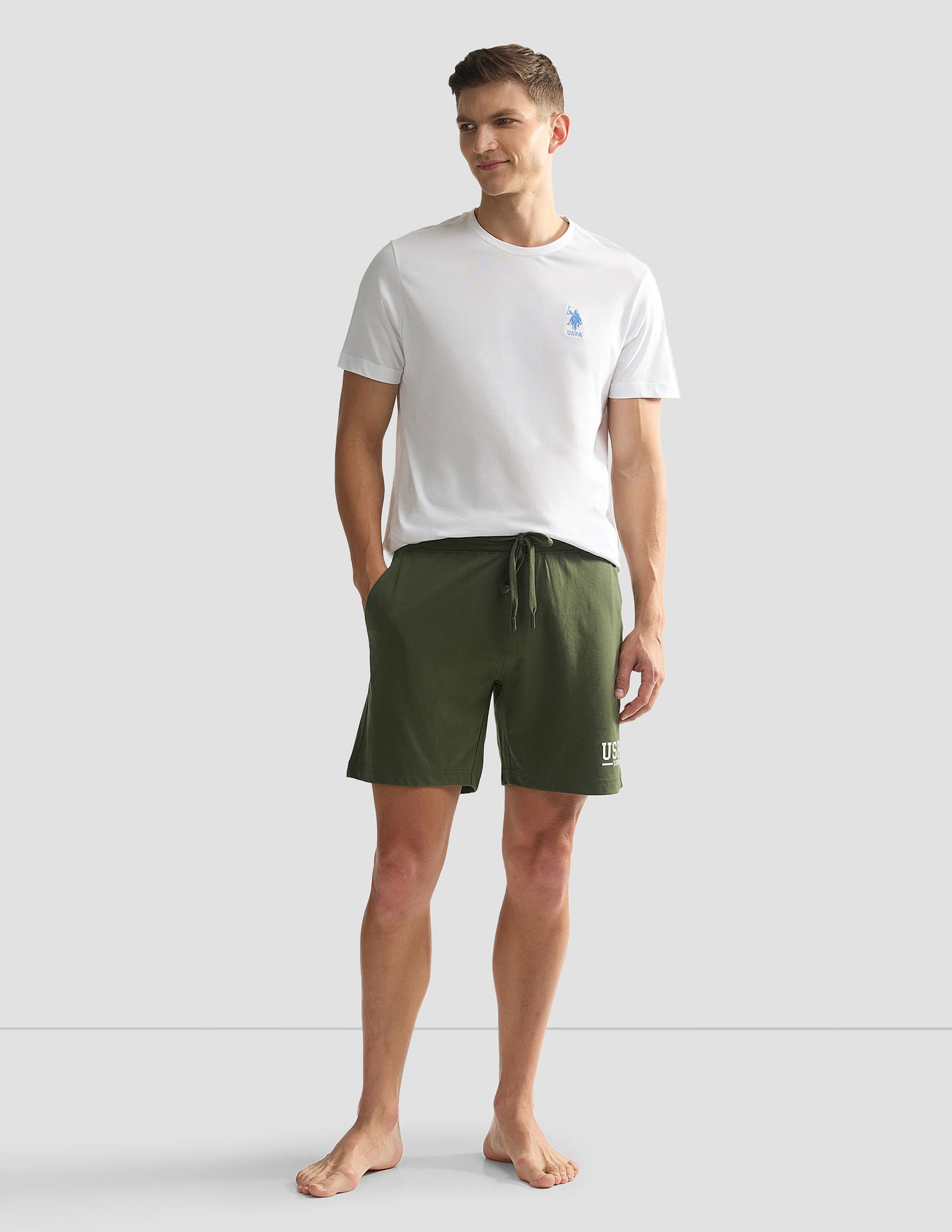 Solid Logo IYBF Knit Shorts - Pack Of 1 Cypress - U.S. POLO ASSN. | Large