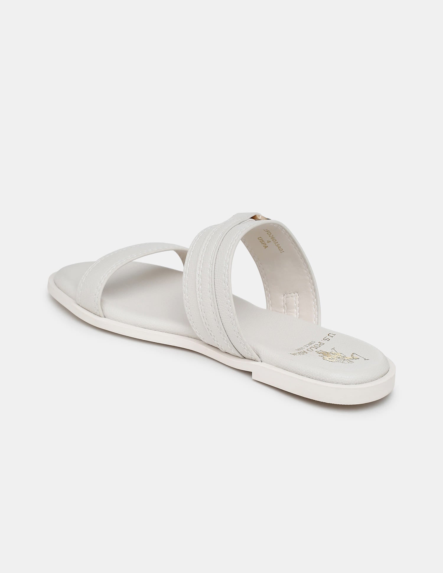 Women Lioris Open Toe Sandals Off White - U.S. Polo Assn. India | Large