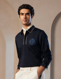 Pacho X Crest Logo Slim Fit Polo Shirt