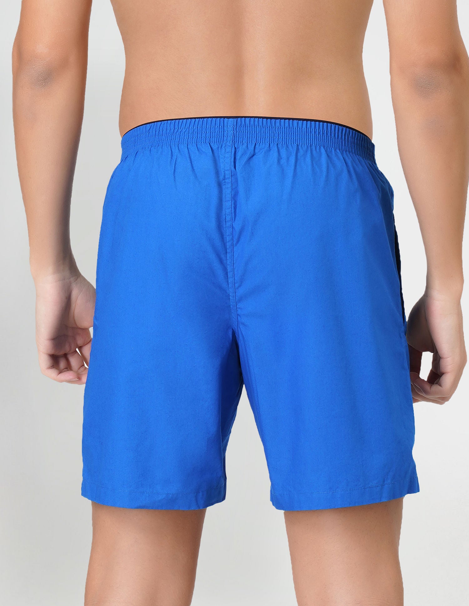 Brand Print Cotton IYAA Boxers - Pack Of 1 Blue - U.S. POLO ASSN. | Large