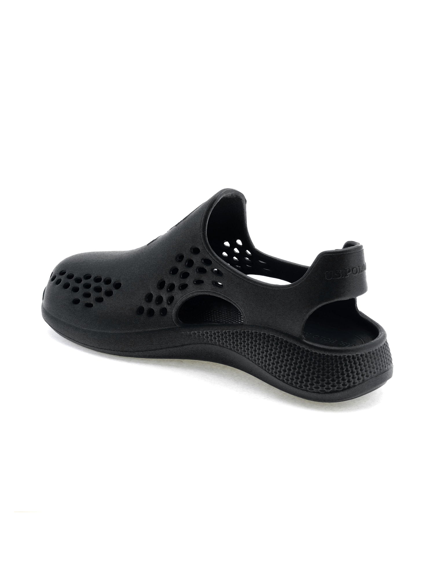 Men Noan Black Foam Walk Clogs Black - U.S. POLO ASSN. | Large