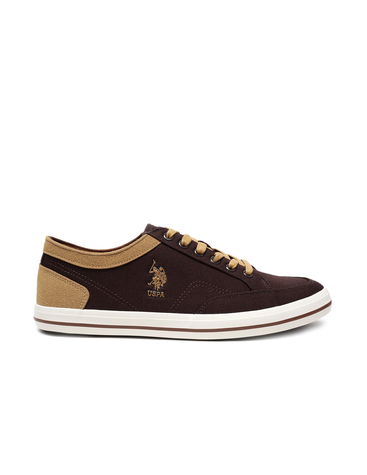 Men Monton 10.0 Colourblocked Sneakers Brown - U.S. Polo Assn. India | Large