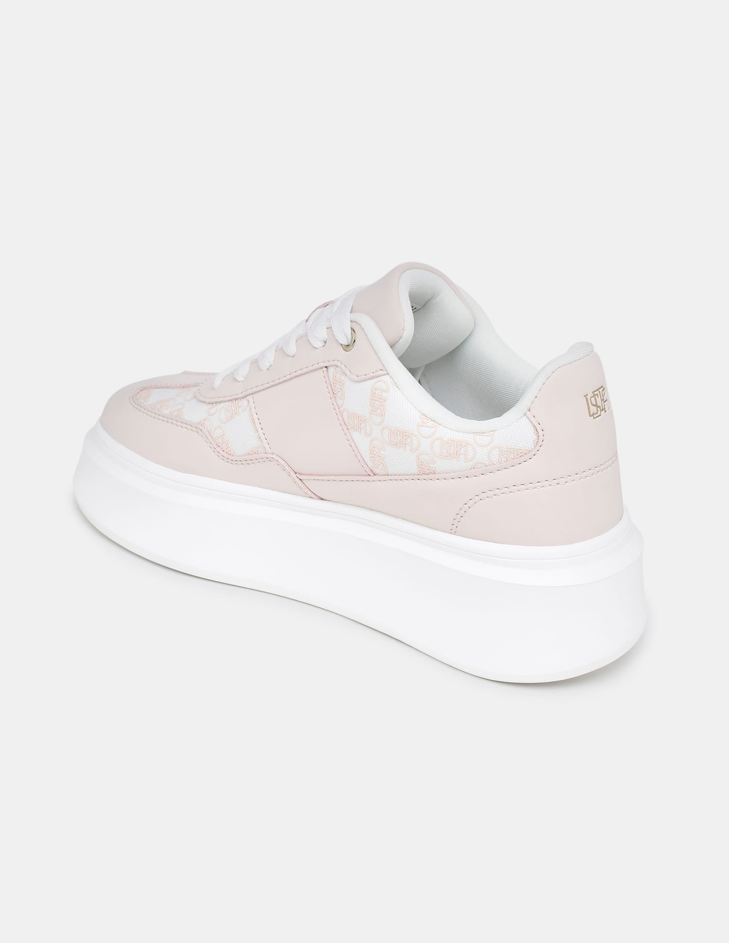 Women Brand Printed Marlene 2.0 Sneakers Light Pink - U.S. Polo Assn. India | Large