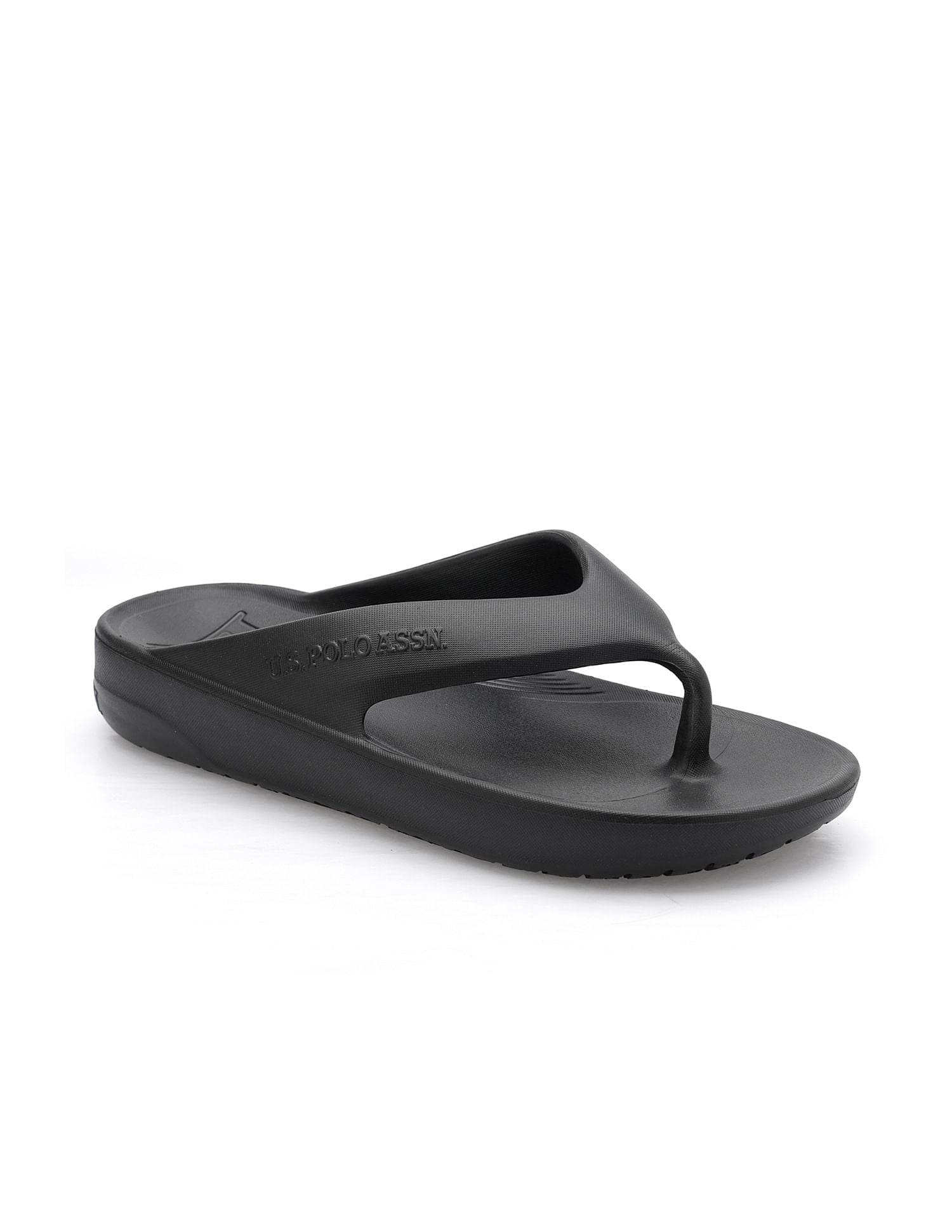 Men Axel 2.0 Black Foam Walk Flip Flop Black - U.S. POLO ASSN. | Large