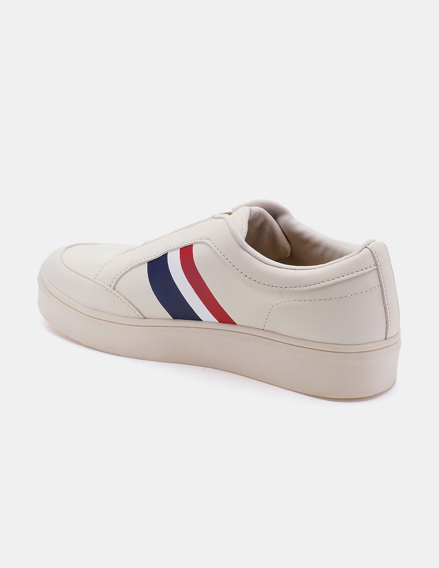 Women Tiziana Striped Sneakers Beige - U.S. POLO ASSN. | Large