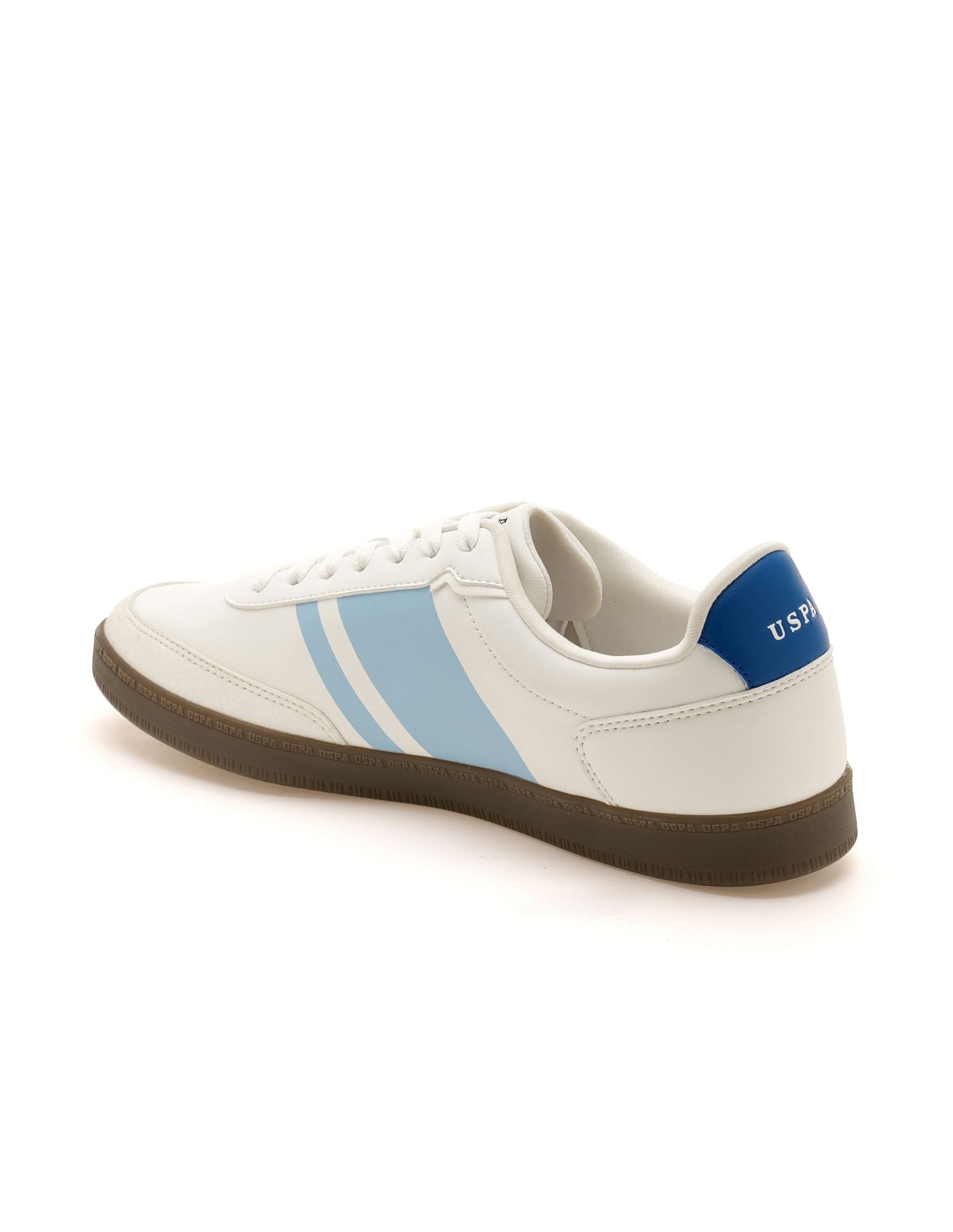 Men Hilton Colourblocked Sneakers Off White - U.S. Polo Assn. India | Large