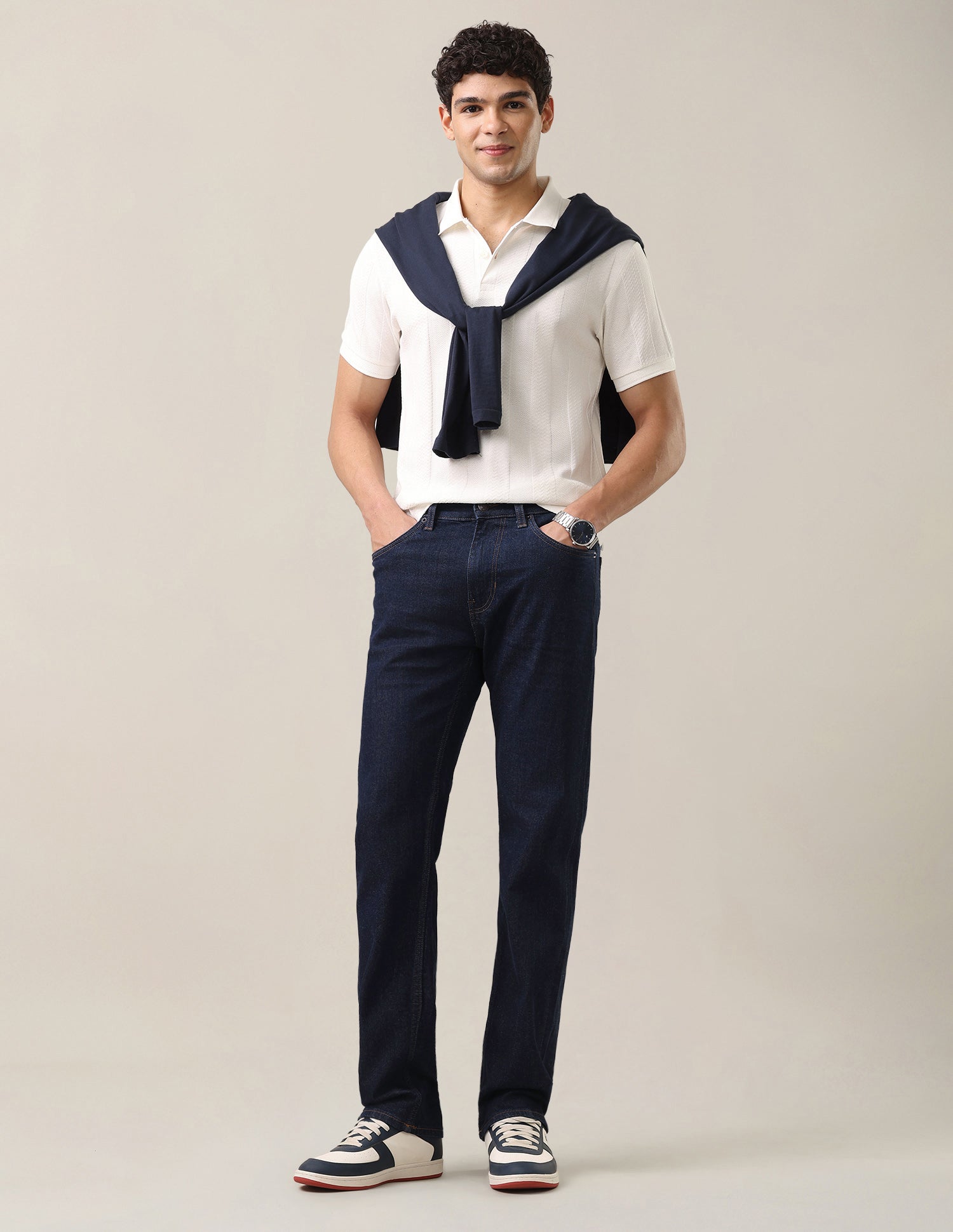 Mason Regular Straight Fit Blue Jeans Rinse Blue - U.S. Polo Assn. India | Large