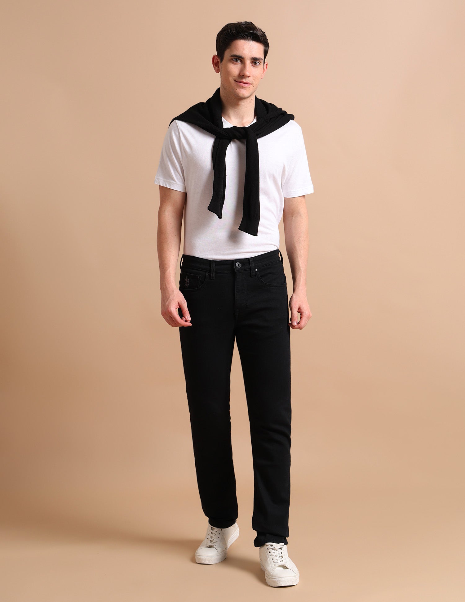 Regallo Skinny Fit Jeans Black - U.S. POLO ASSN. | Large