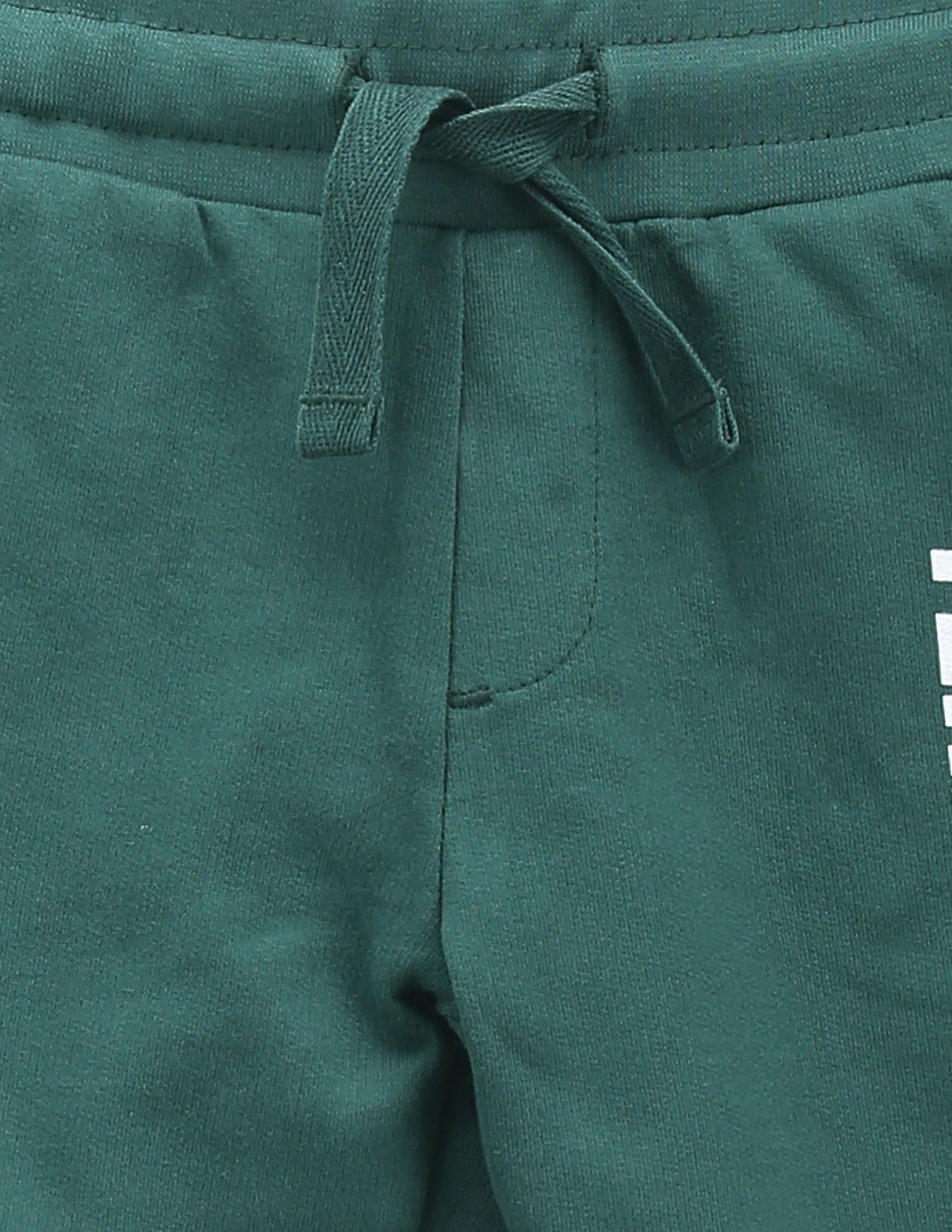 Boys Mid Rise Brand Print Shorts Green - U.S. POLO ASSN. | Large