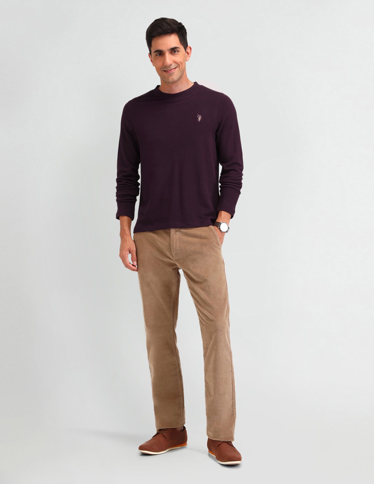 Solid Muscle Fit T-Shirt Navy - U.S. POLO ASSN. | Large