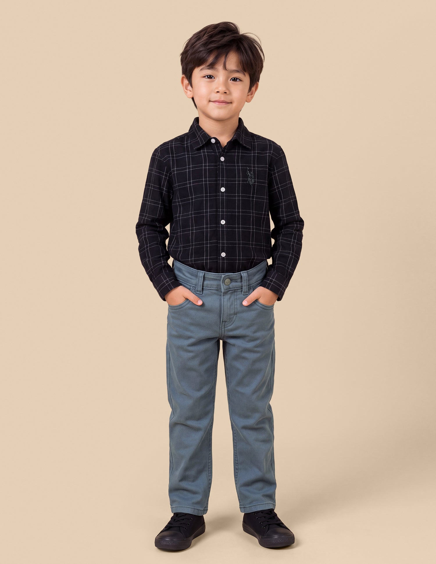 Relaxed Fit Blue Jeans Blue - U.S. Polo Assn. India | Large