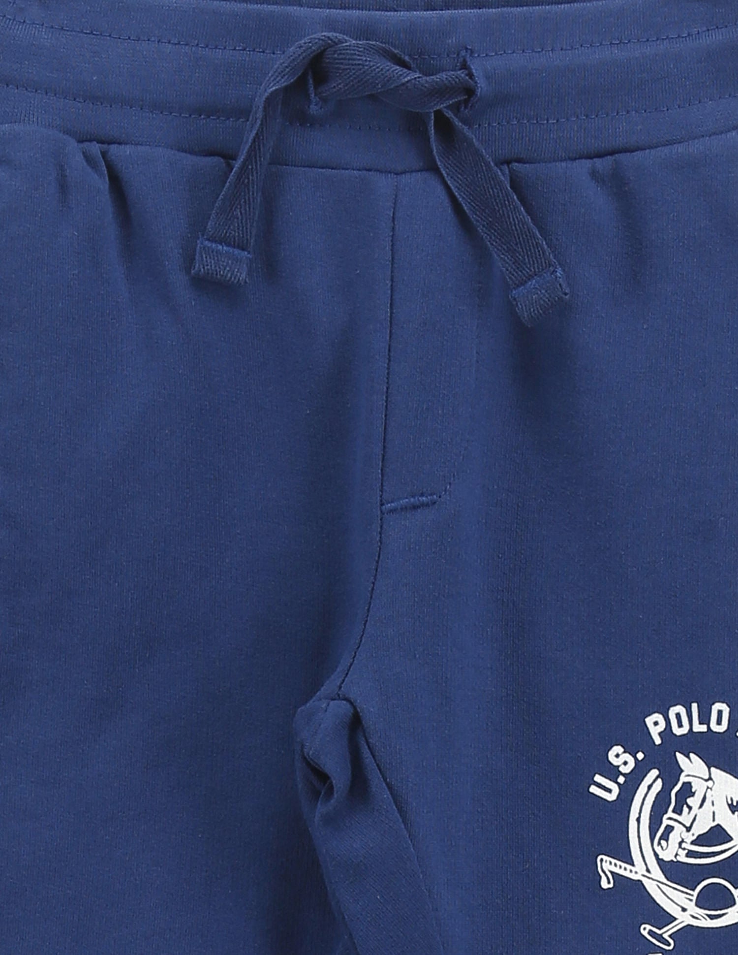 Boys Solid Logo Joggers Dark Blue - U.S. Polo Assn. India | Large