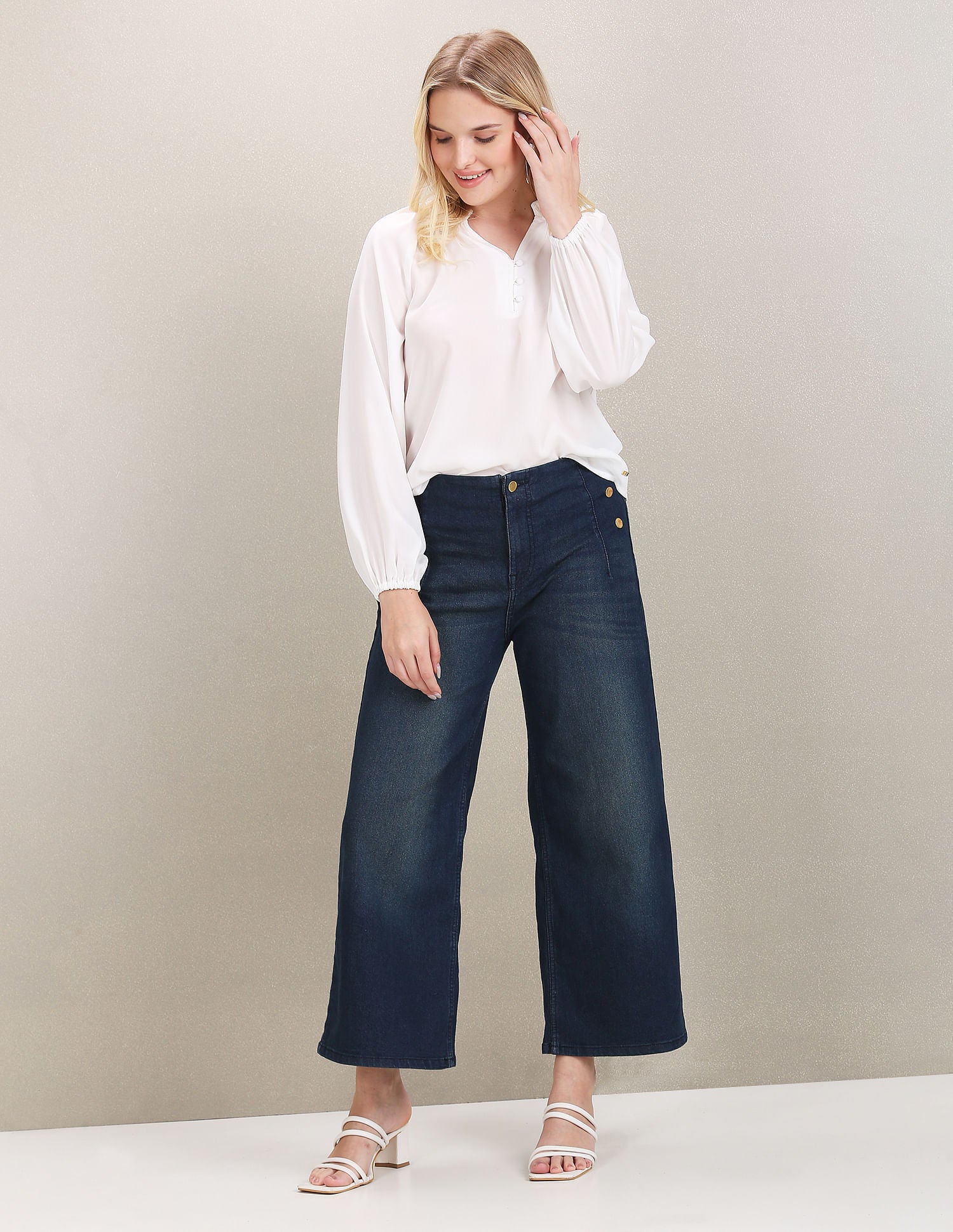 Solid Polyester Shirt White - U.S. POLO ASSN. | Large