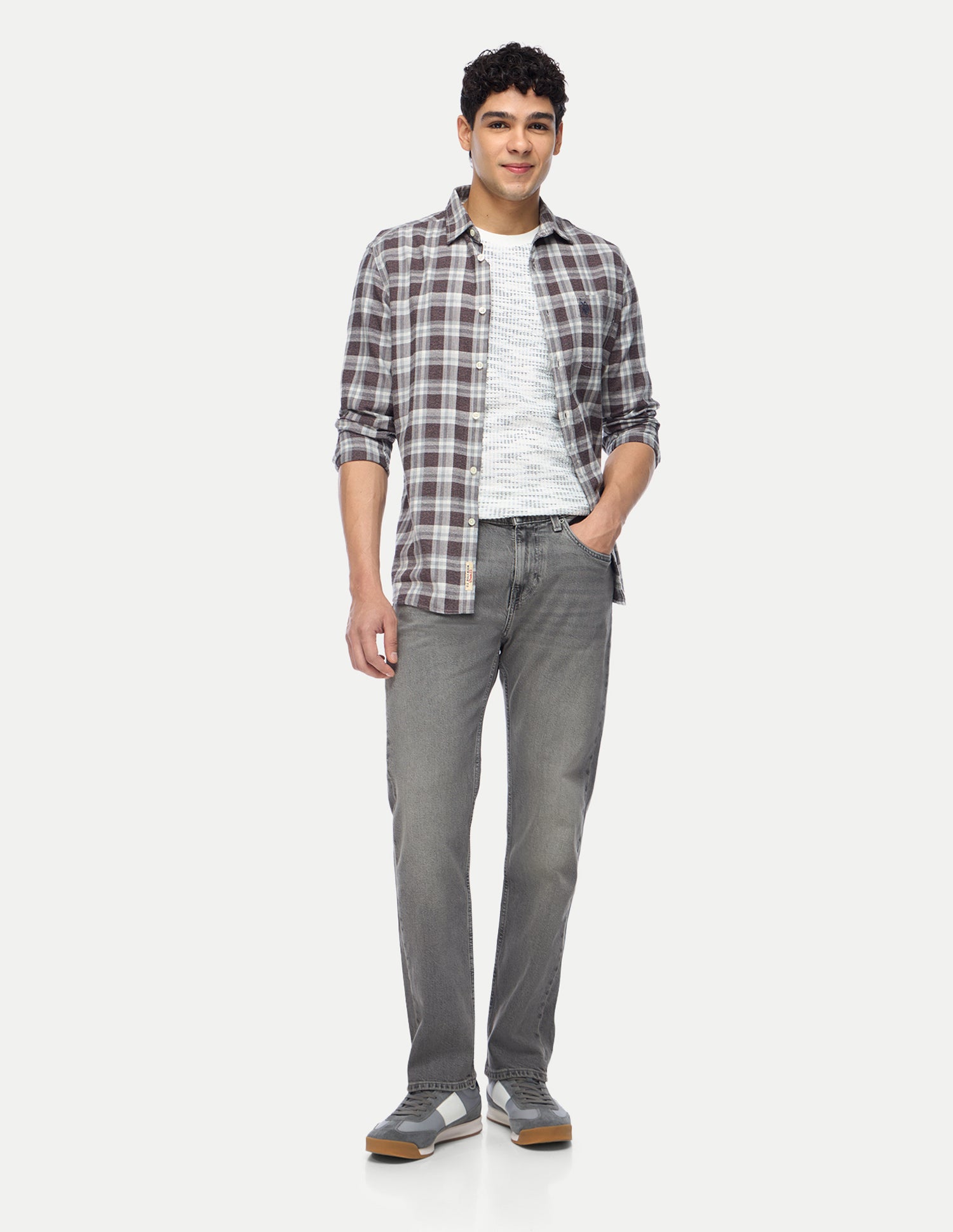 Mason Regular Straight Fit Grey Jeans Washed Grey - U.S. Polo Assn. India | Large