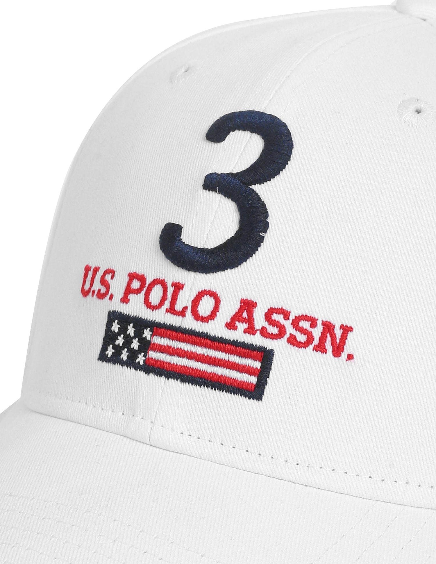 Boys EmbroideFlag Soria Cap White - U.S. POLO ASSN. | Large