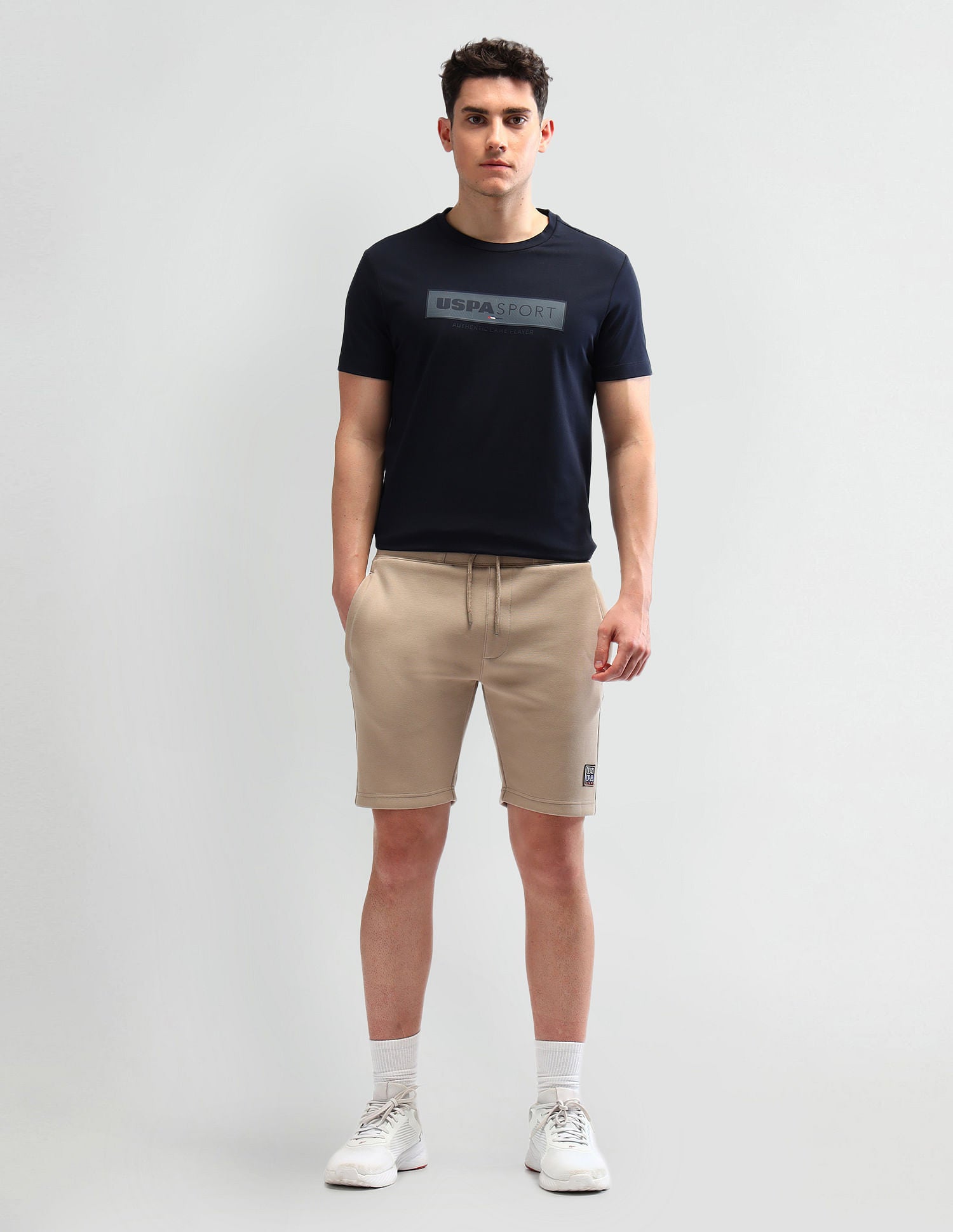 Slim Fit Printed T-Shirt Navy - U.S. Polo Assn. India | Large