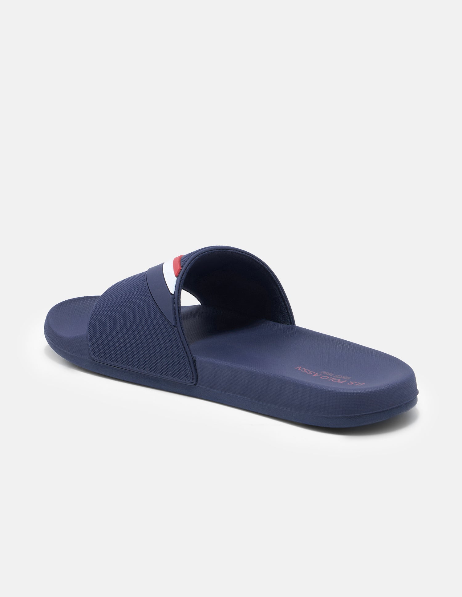 Striped Trevan Sliders Navy - U.S. Polo Assn. India | Large