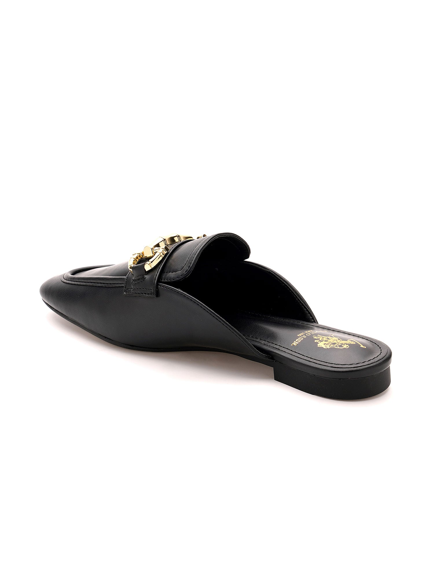Round Toe Solid Tecla Sandals Black - U.S. POLO ASSN. | Large