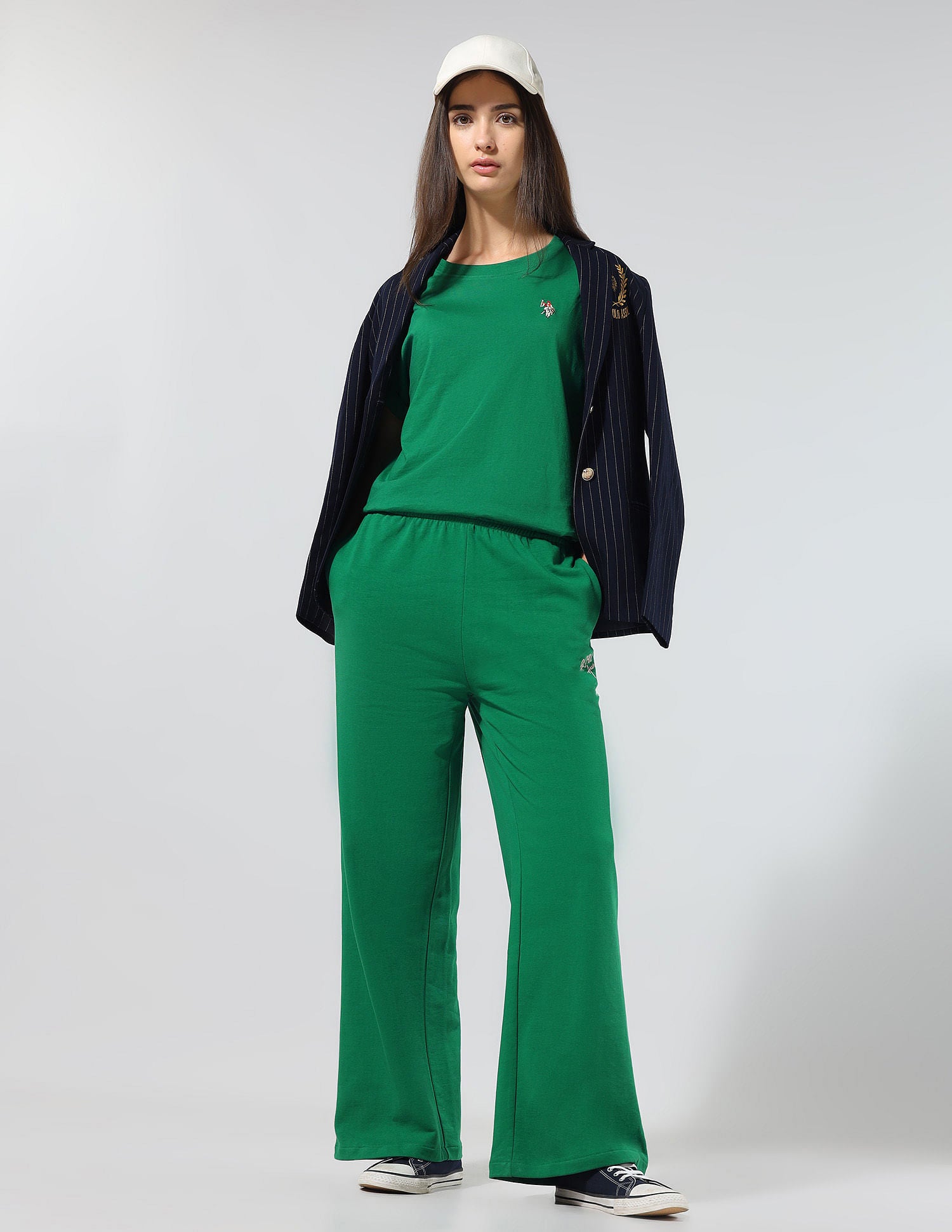 Regular Fit Solid Lounge T-Shirt Bright Green - U.S. POLO ASSN. | Large