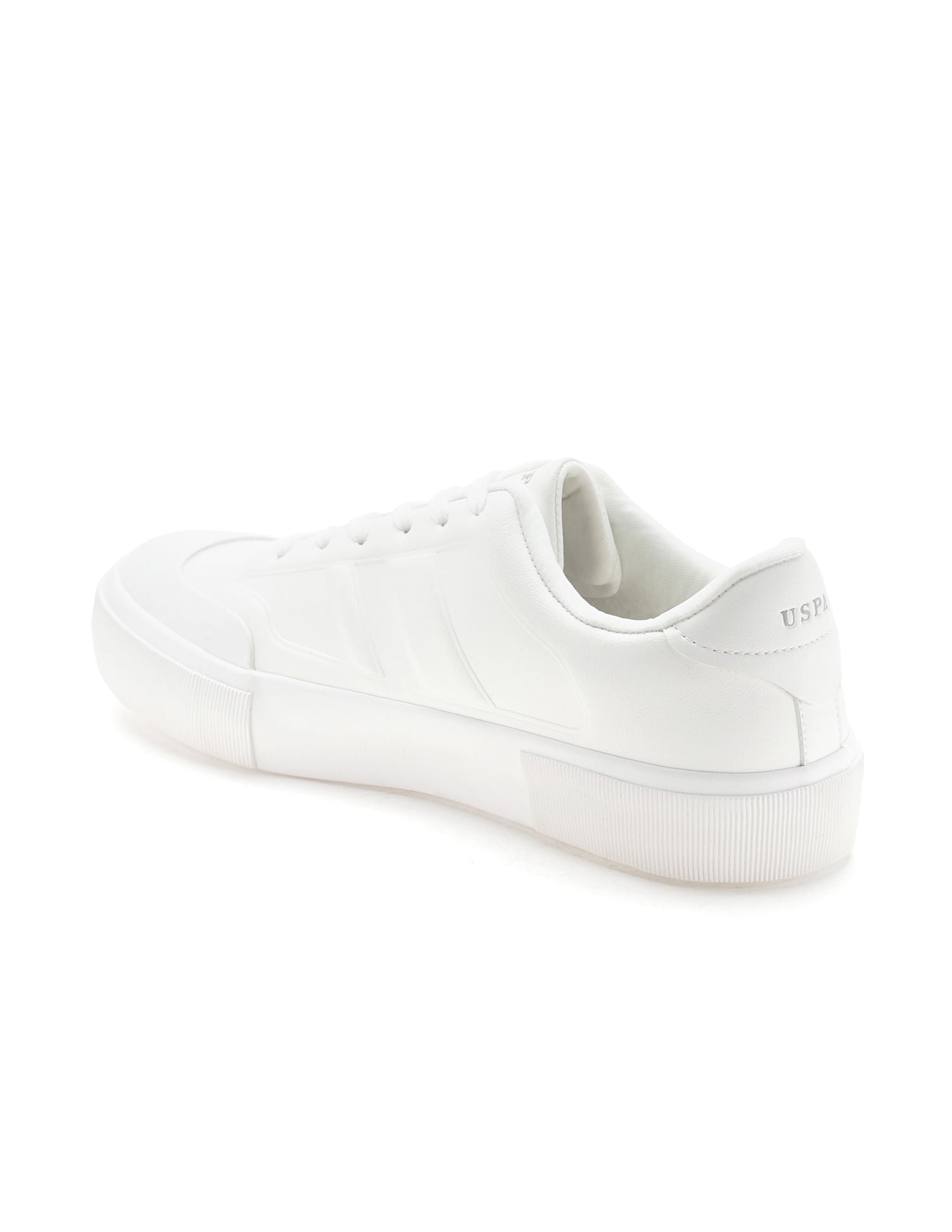 Men Solid Levi Sneakers White - U.S. Polo Assn. India | Large