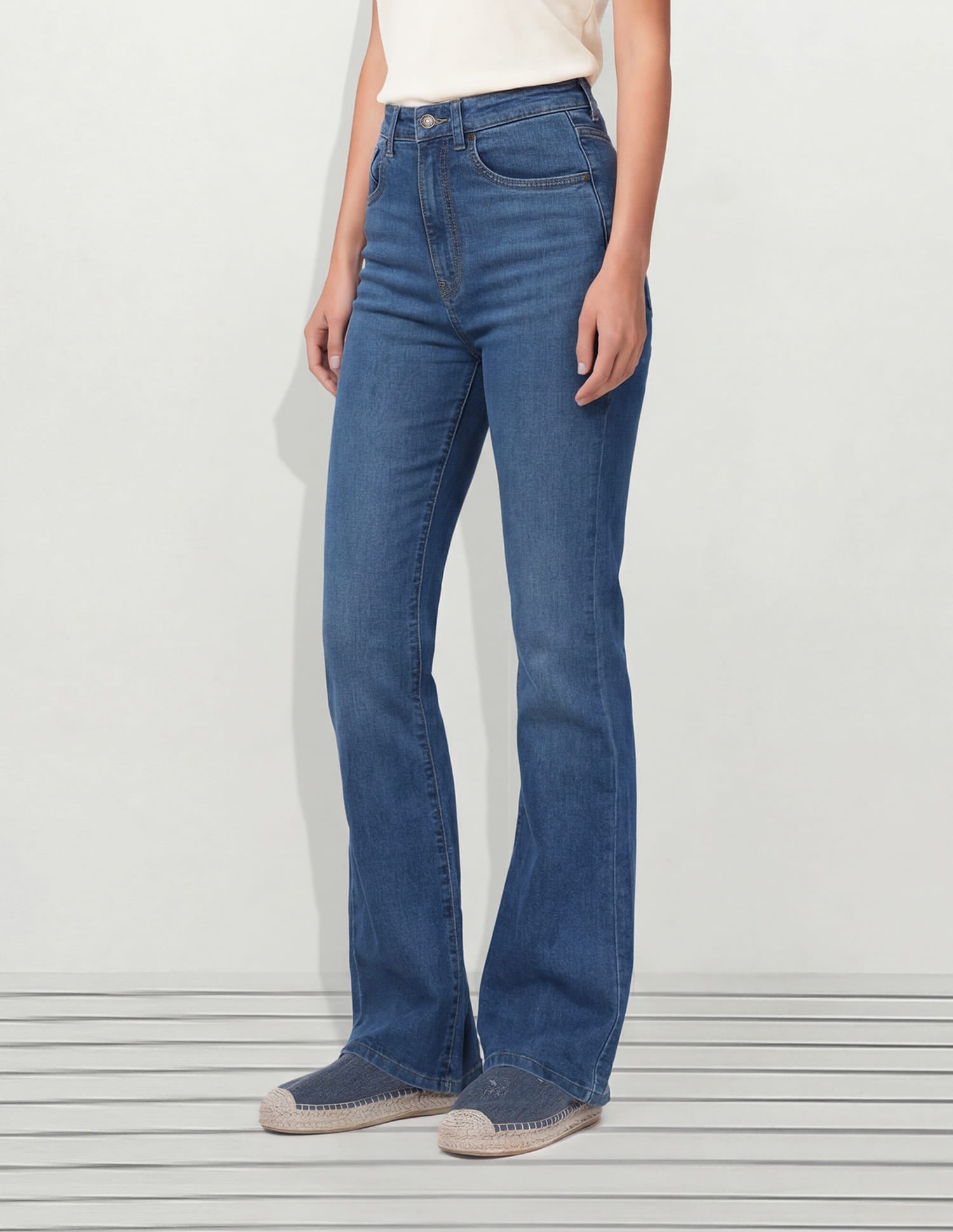 High Rise Bootcut Jeans Blue - U.S. Polo Assn. India | Large