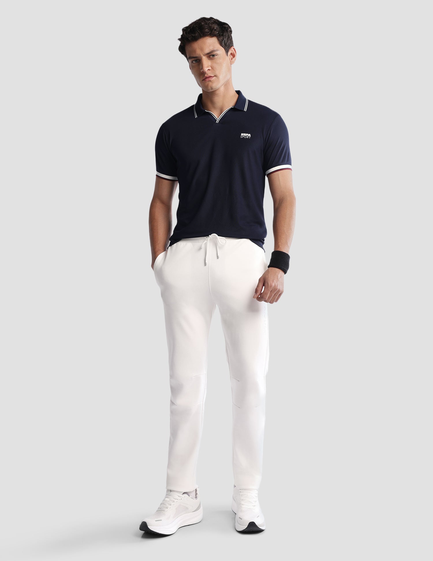 Solid Regular Fit Active Polo Shirt Navy - U.S. Polo Assn. India | Large