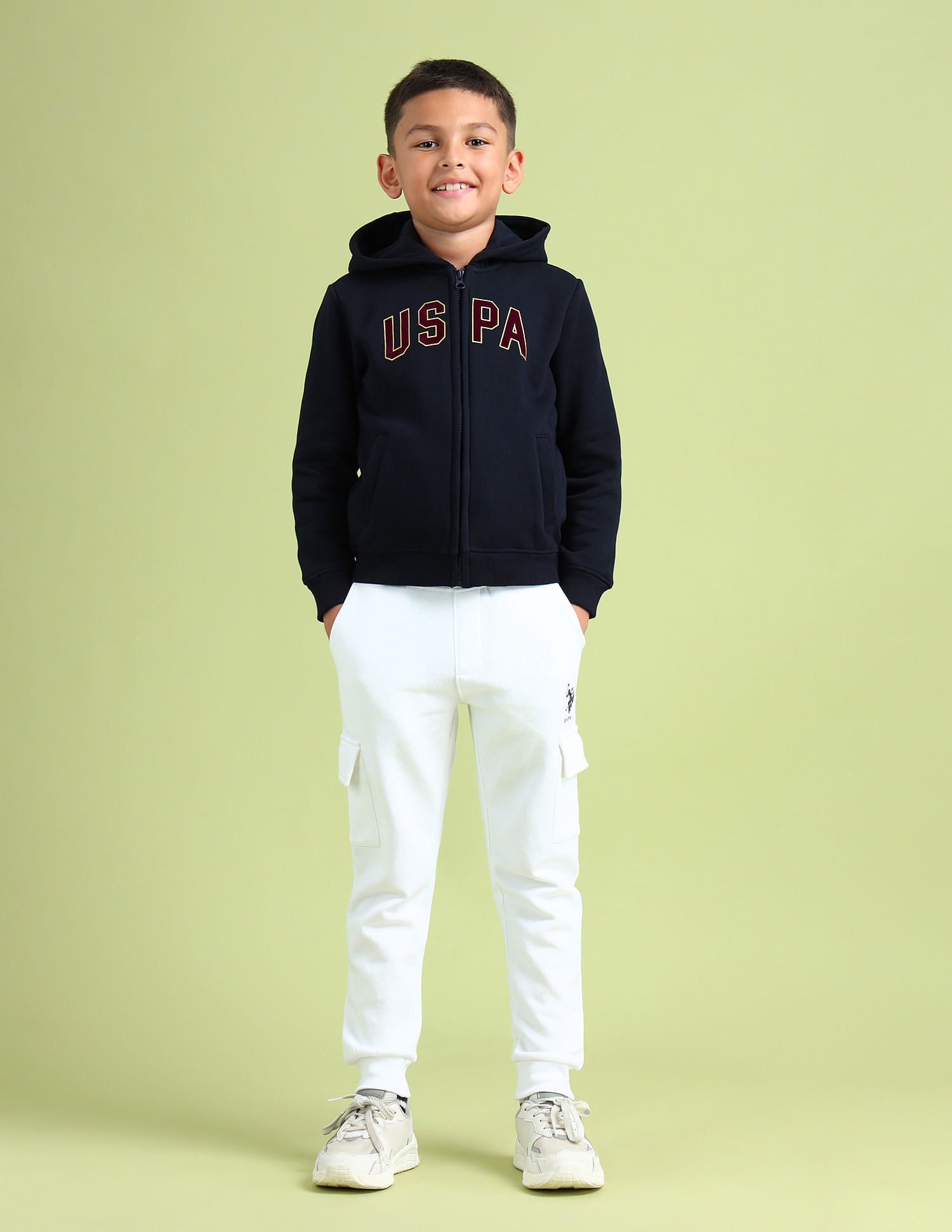 Regular Fit Logo Sweatshirt Navy - U.S. POLO ASSN. | Large