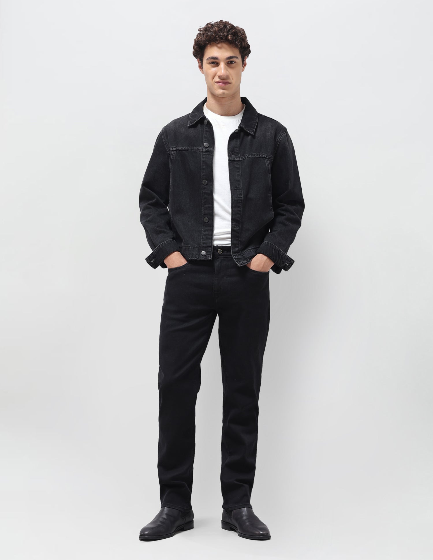 Harold Slim Straight Fit Black Jeans Black - U.S. Polo Assn. India | Large