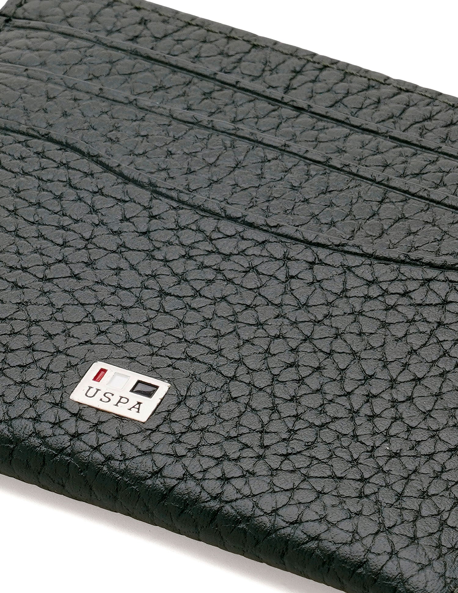 Men Holo Textured Card Holder Olive - U.S. POLO ASSN. | Large