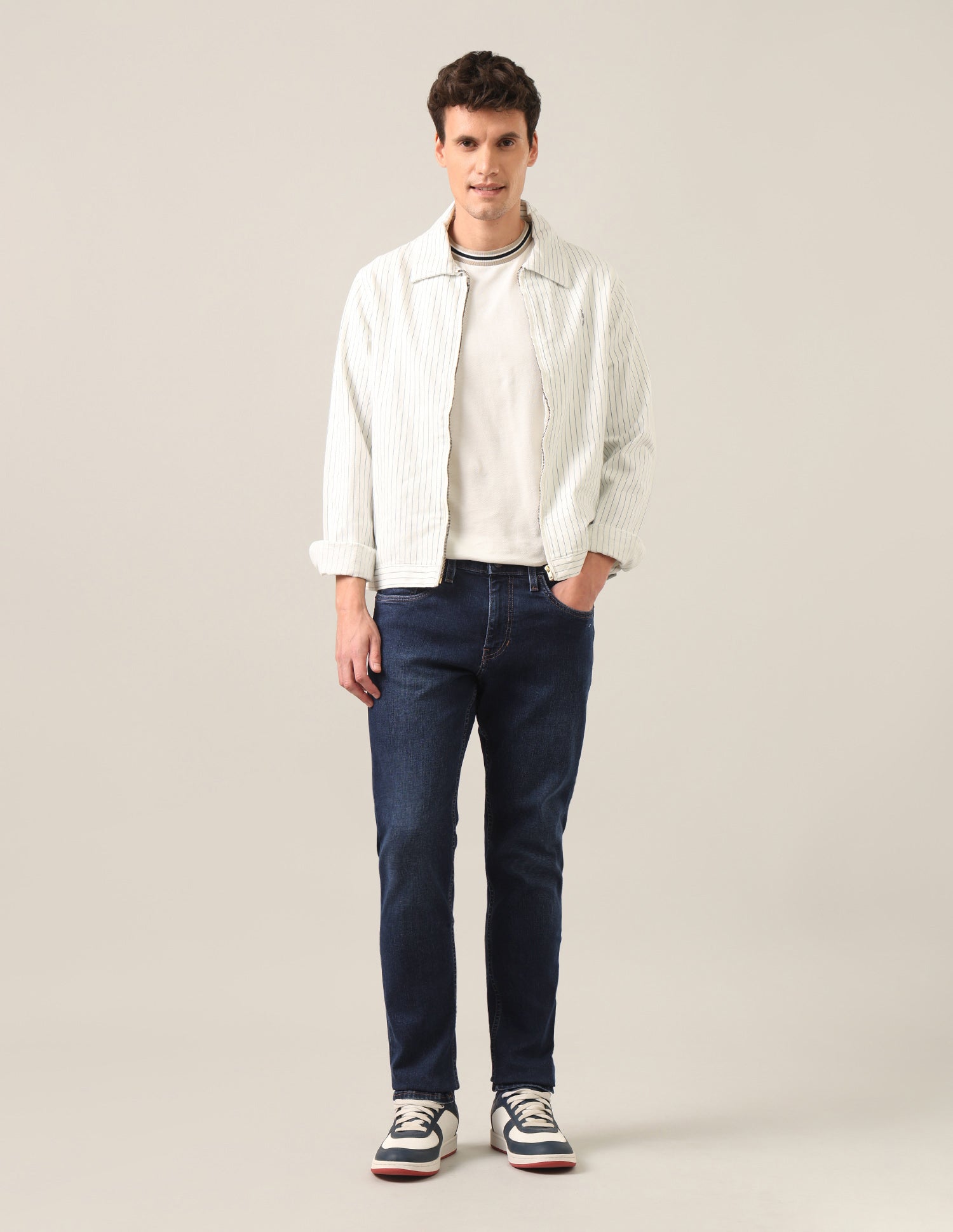 Brandon Slim-Tapered Fit Blue Jeans Dark Blue - U.S. Polo Assn. India | Large