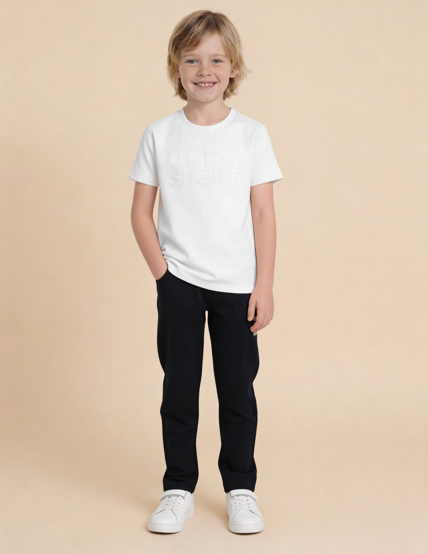 Brand Embellished Regular Fit T-Shirt White - U.S. Polo Assn. India | Large