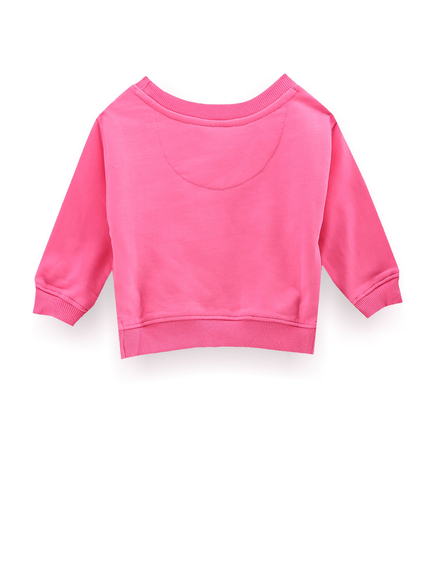 Girls Cotton Flip Sequin Sweatshirt Light Pink - U.S. POLO ASSN. | Large