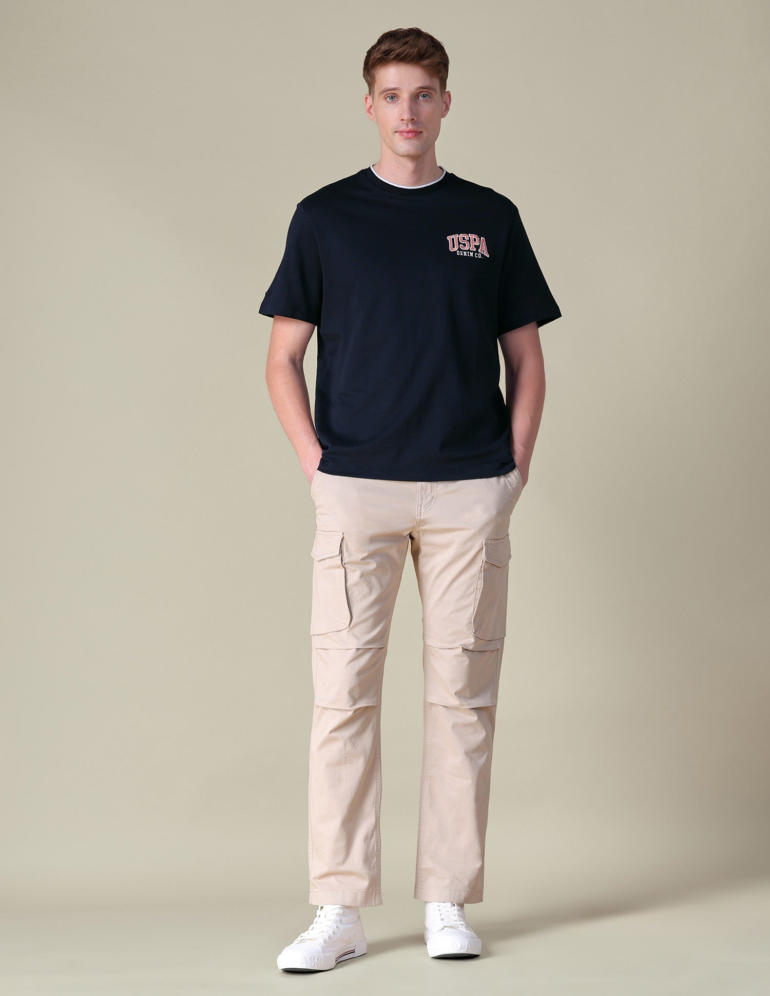 Solid Relaxed Fit T-Shirt Navy - U.S. POLO ASSN. | Large