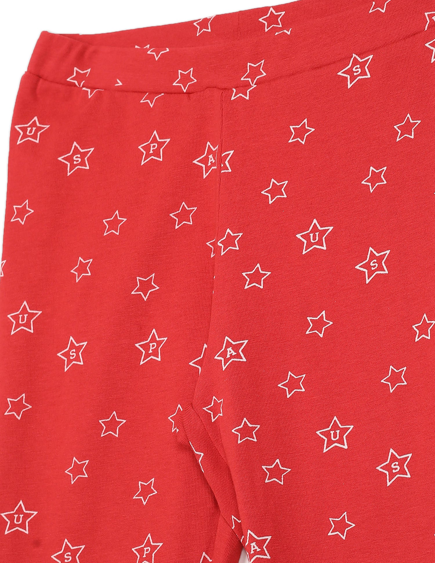 Mid Rise Printed Track Pants Red - U.S. POLO ASSN. | Large