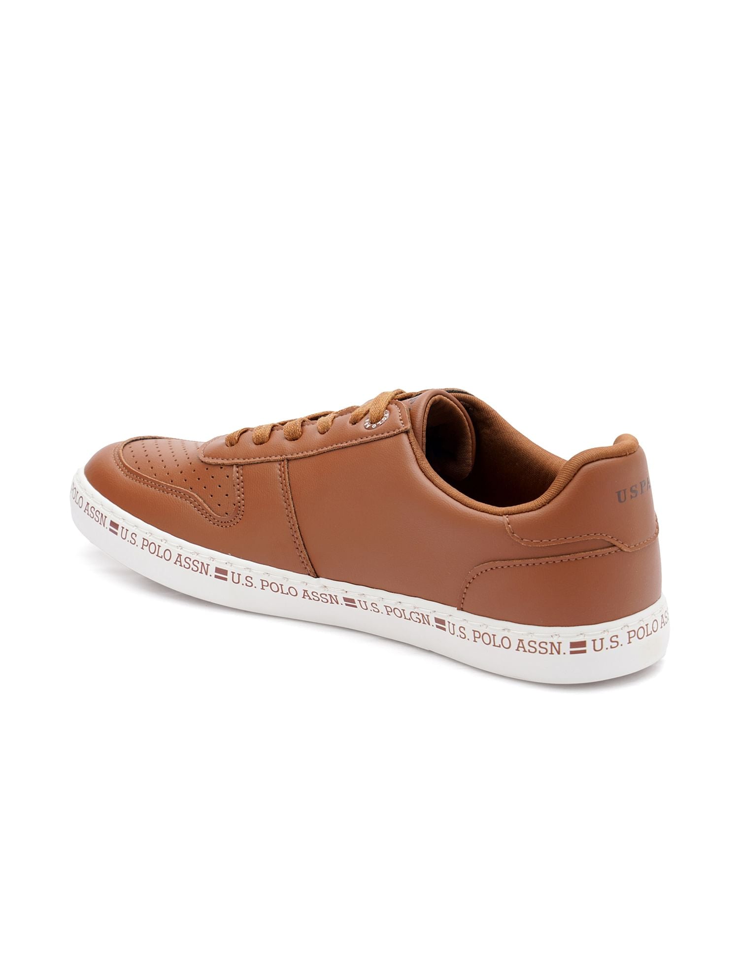 Men Contrast Midsole Conrad Sneakers Tan - U.S. POLO ASSN. | Large
