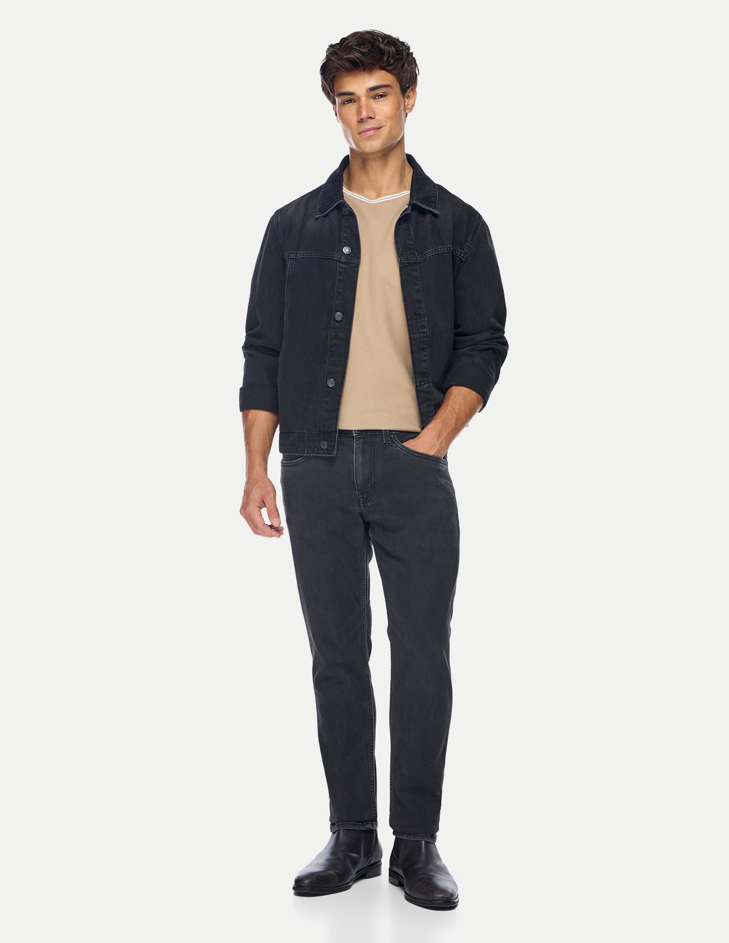 Brandon Slim Tapered Fit Jeans Black - U.S. Polo Assn. India | Large