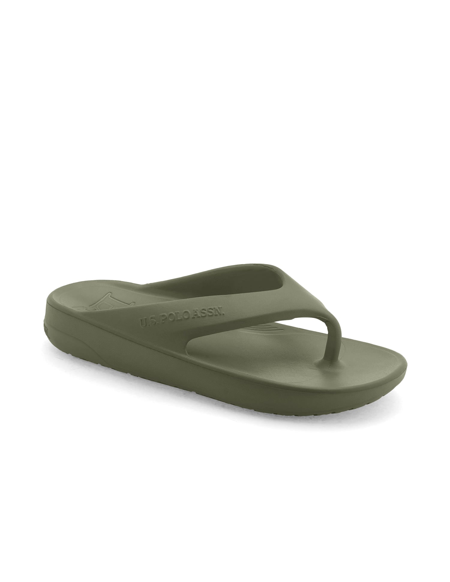 Men Axel 2.0 Dk. Green Foam Walk Flip Flop Green - U.S. Polo Assn. India | Large